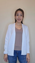 LS60613 韓國珠飾刺繡開胸針織外套｜優雅輕薄 Knit Cardigan