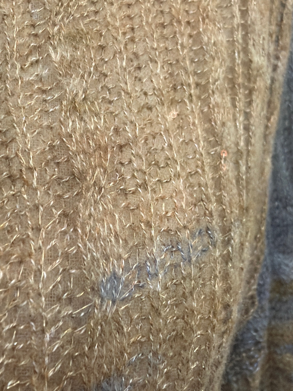 LUXE STITCHES H53 啡灰色V領長袖開襟外套商品圖片