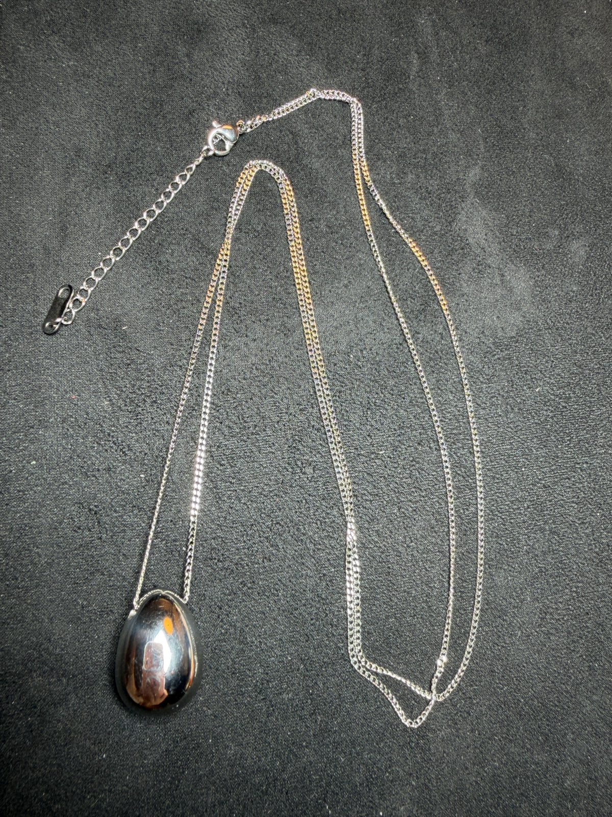 A20 Sculptural Teardrop Longline Necklace