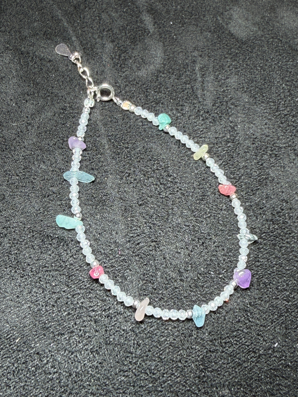 A22 Pastel Gemstone Bead Bracelet