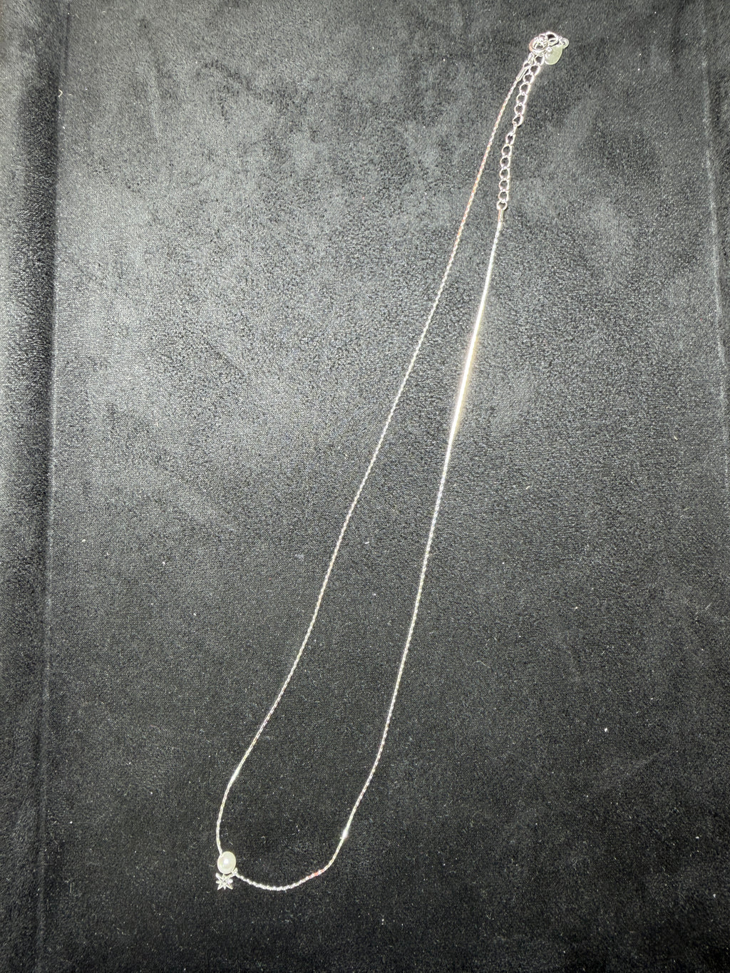 A26 Pearl Starburst Silver Necklace