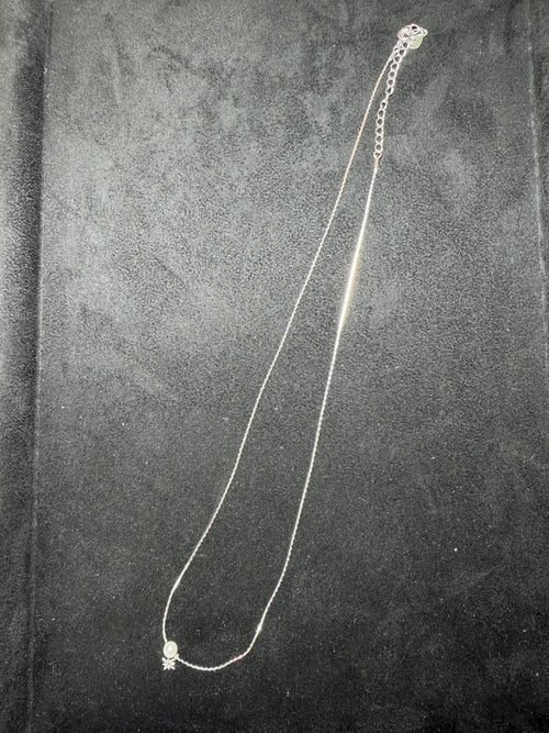 A26 Pearl Starburst Silver Necklace