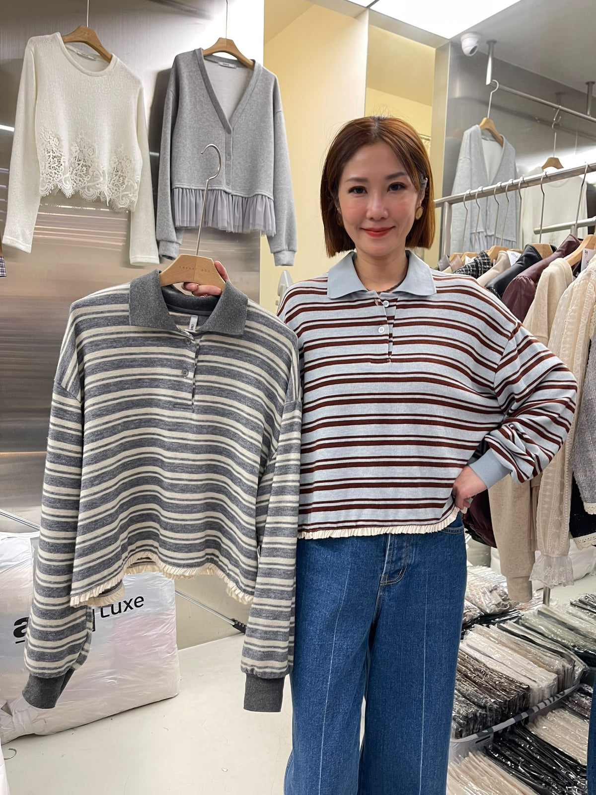 CN61007 CORNER302 韓國女裝上衣實物相 4