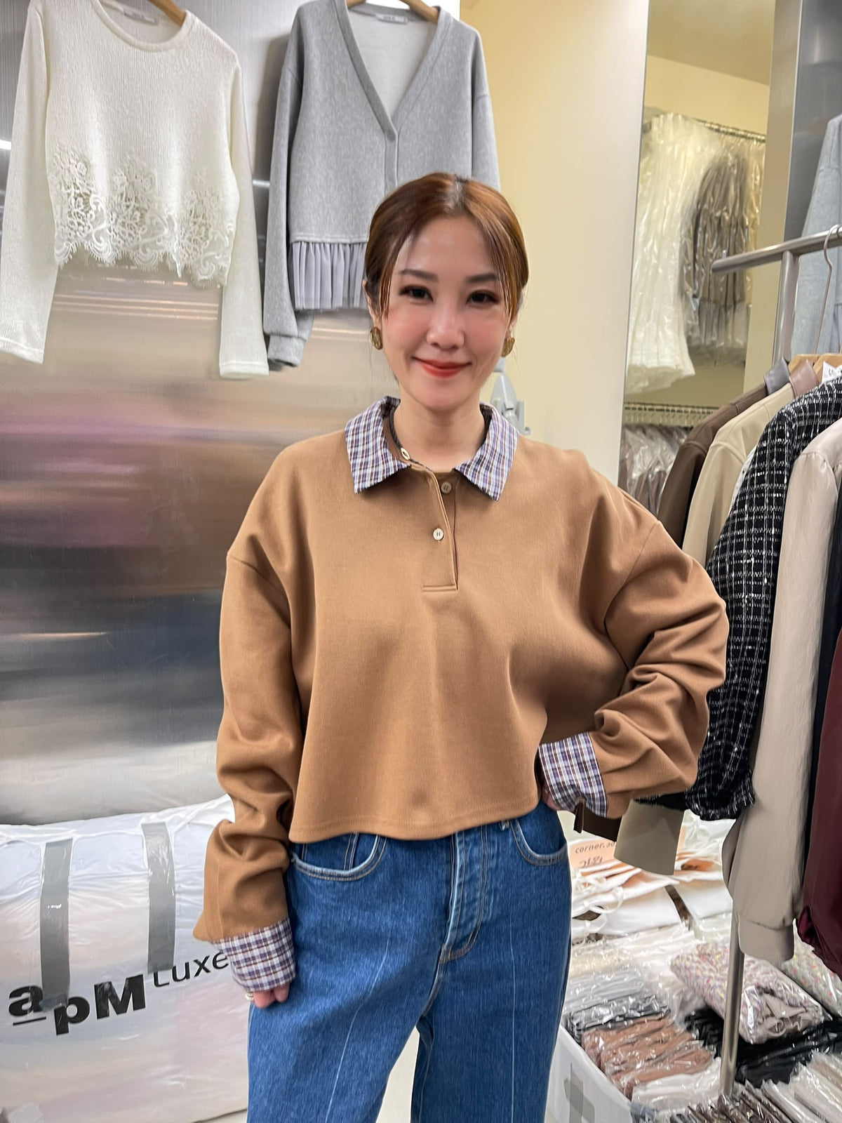 CN61008 CORNER302 韓國女裝上衣實物相 3