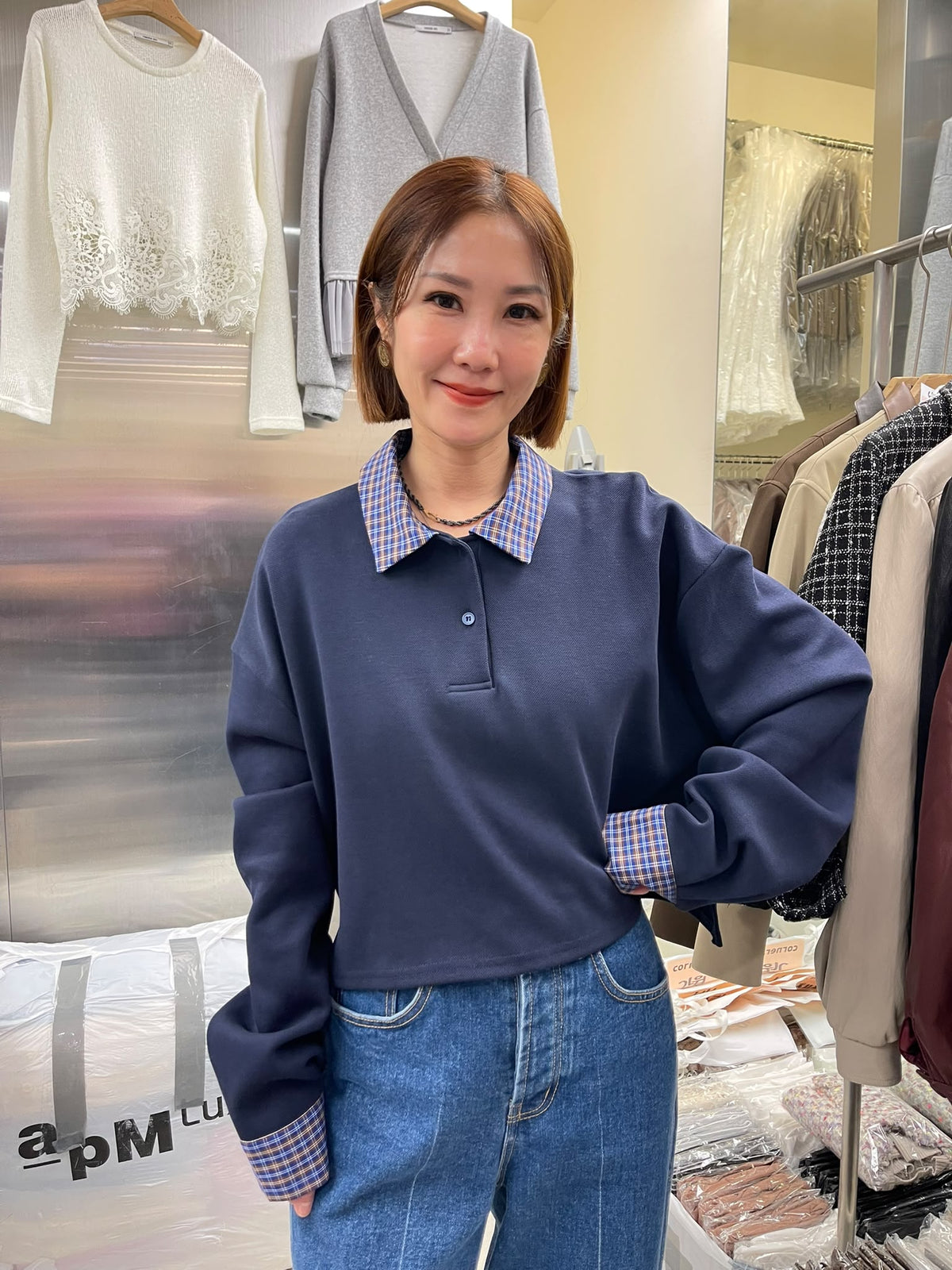 CN61008 CORNER302 韓國女裝上衣實物相 4