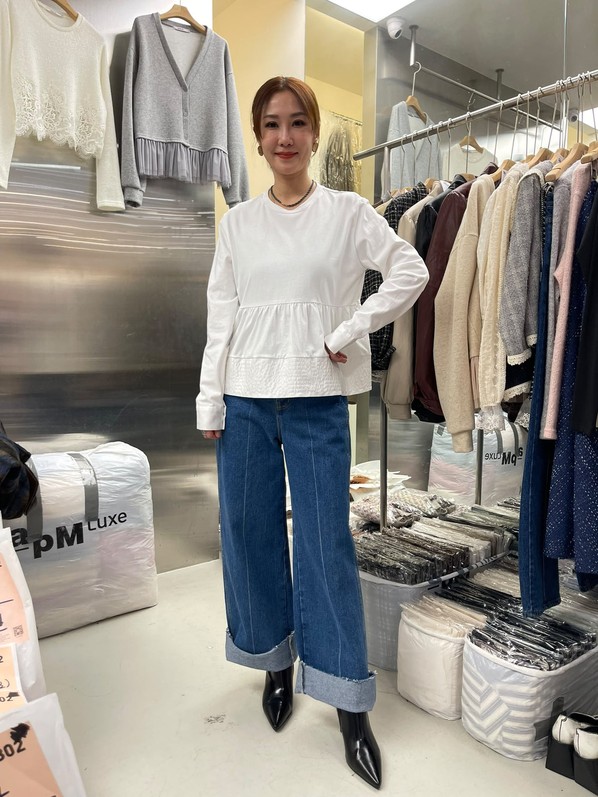CN61009 CORNER302 韓國女裝上衣實物相 1