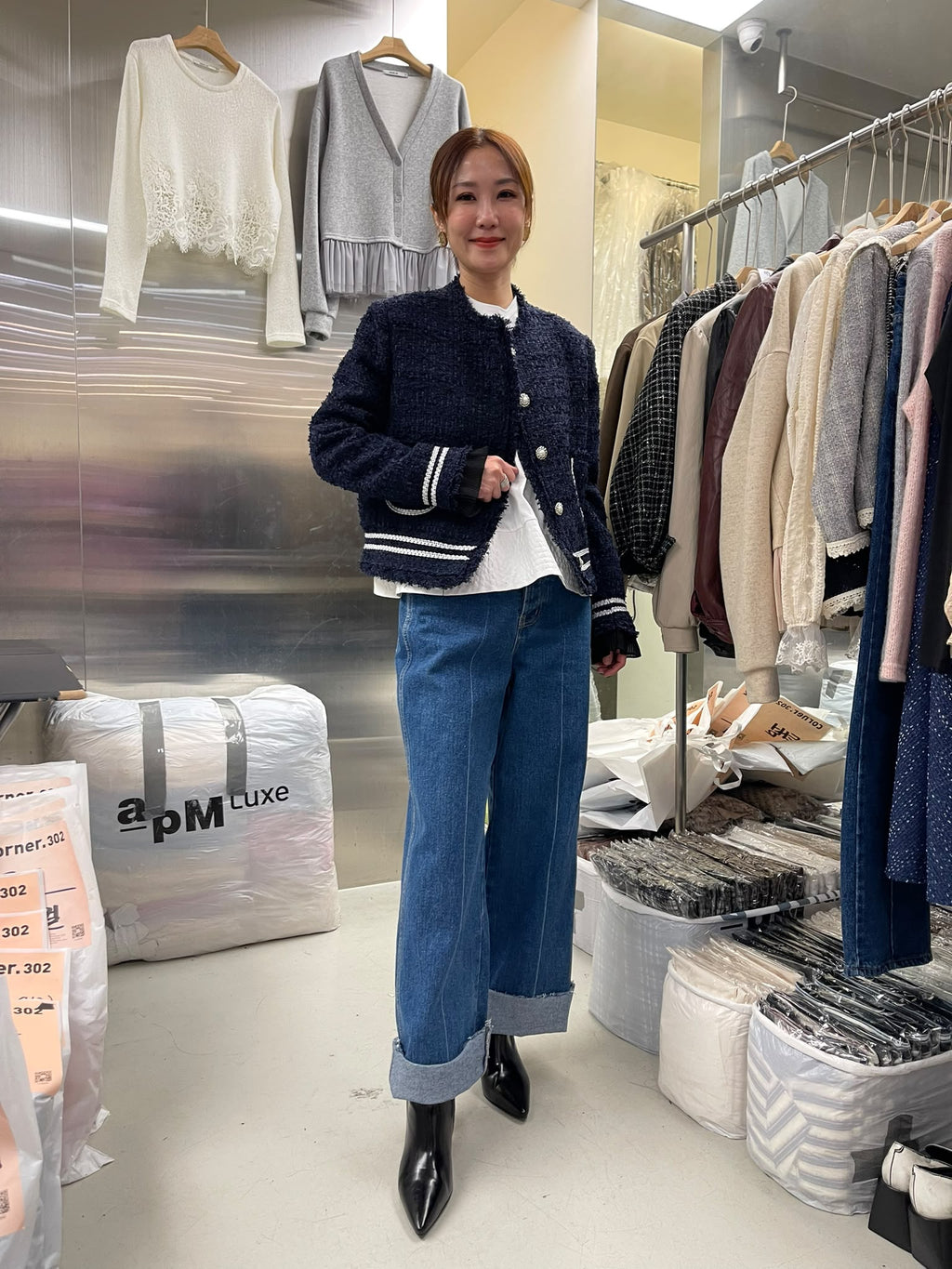 CN61010 CORNER302 韓國女裝上衣實物相 3