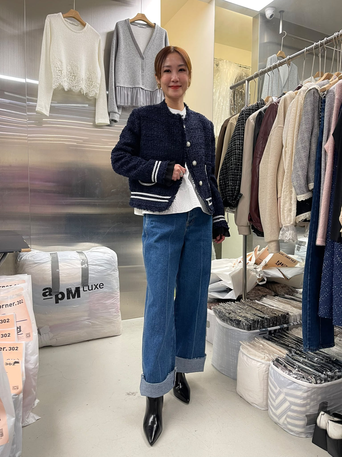CN61010 CORNER302 韓國女裝上衣實物相 3