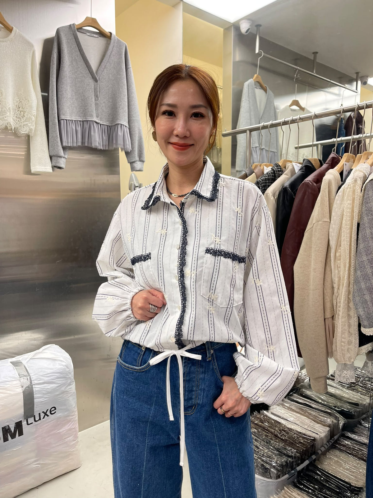 CN61011 CORNER302 韓國女裝上衣實物相 2