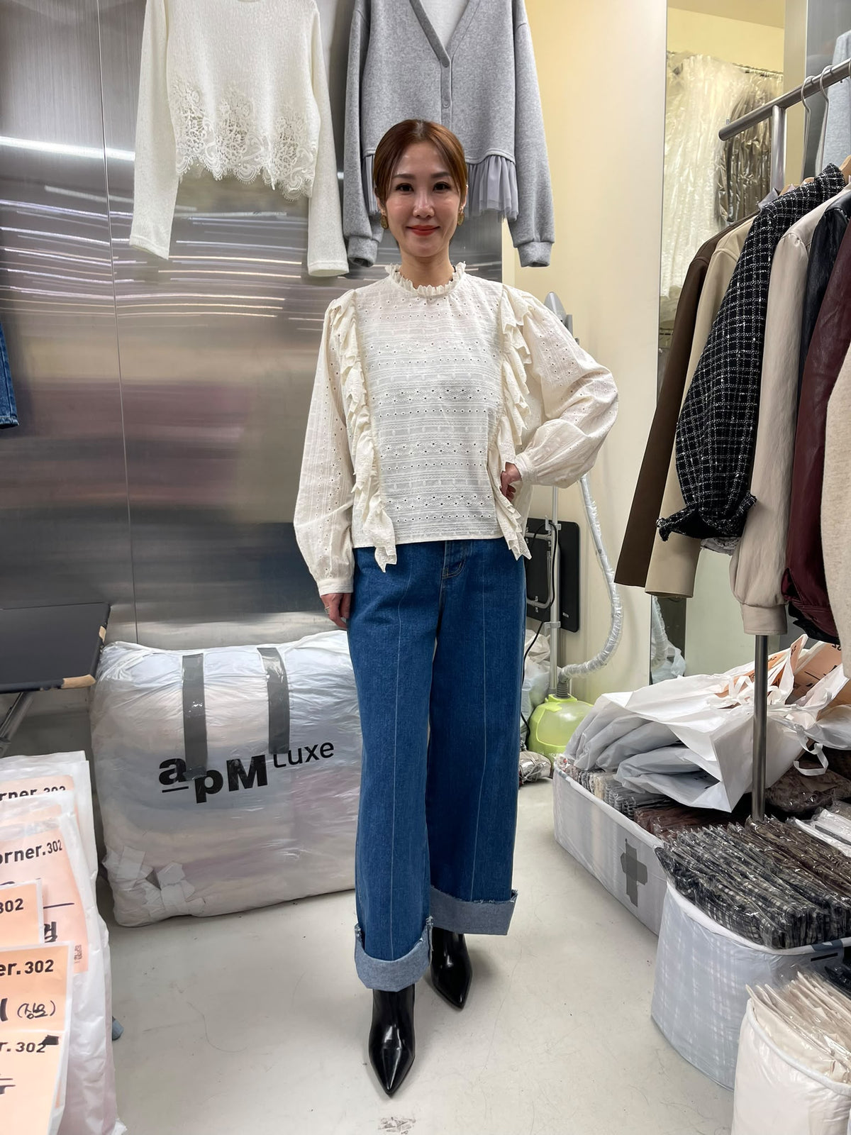 CN61012 CORNER302 韓國女裝上衣實物相 3