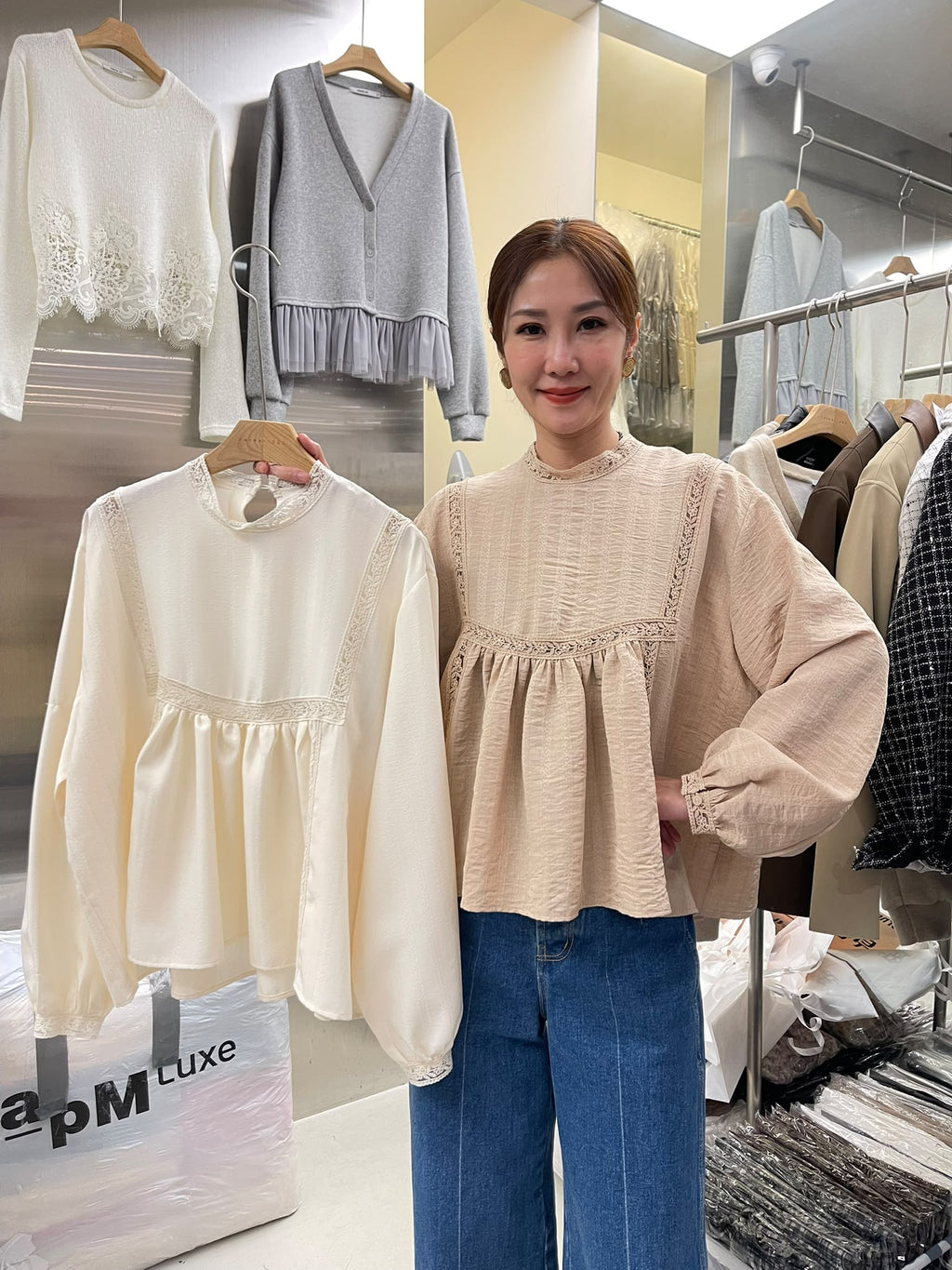 CN61016 CORNER302 韓國女裝上衣實物相 4