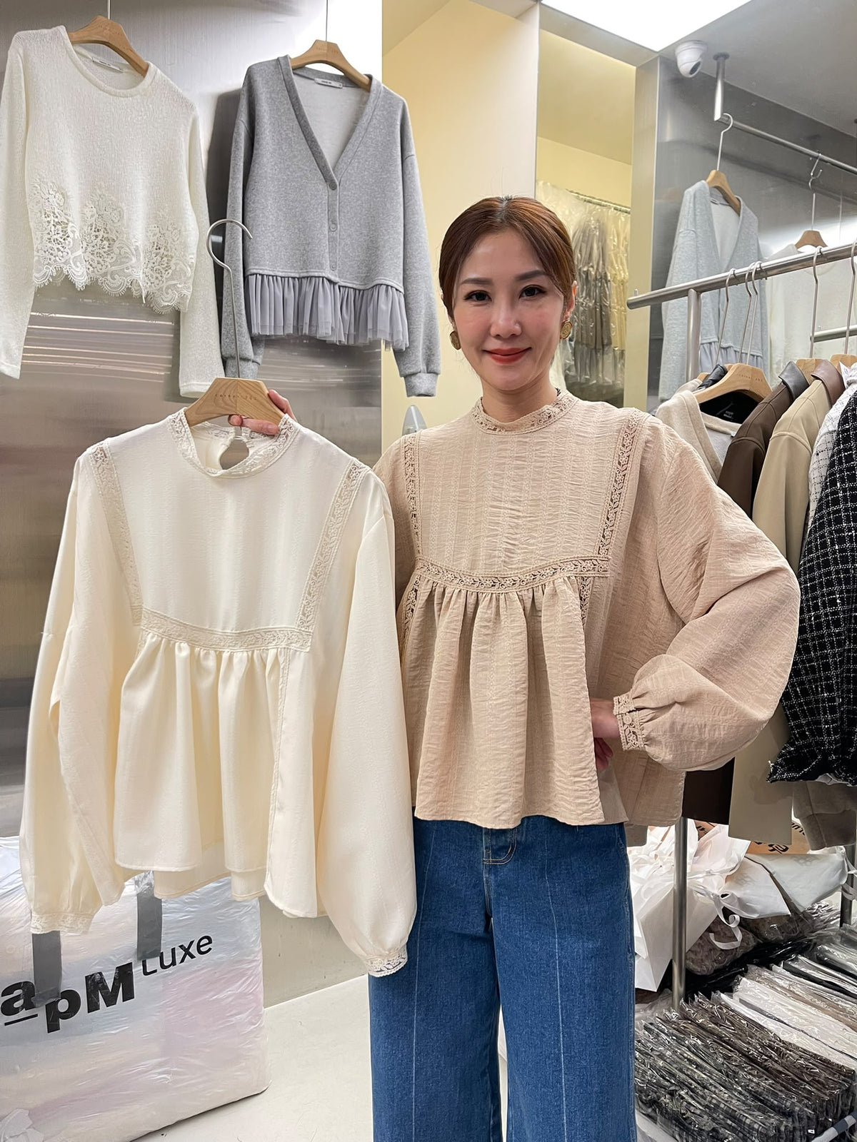 CN61016 CORNER302 韓國女裝上衣實物相 4