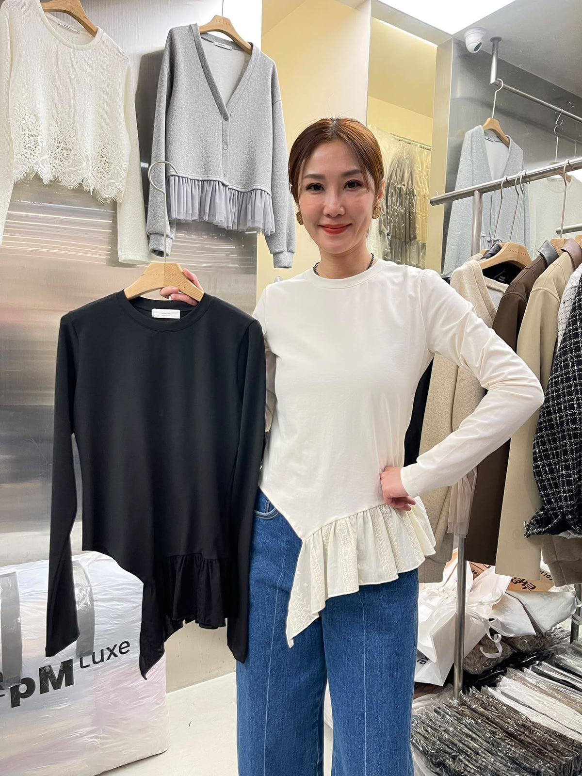 CN61019 CORNER302 韓國女裝上衣實物相 1