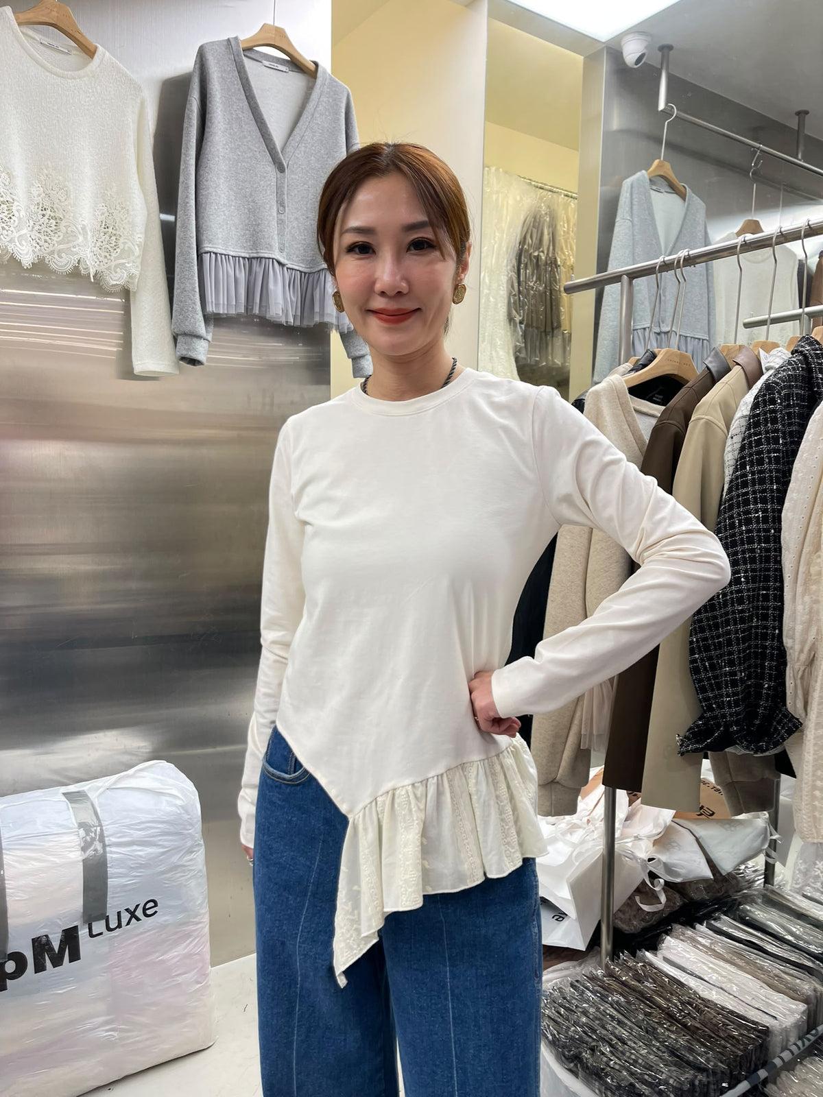 CN61019 CORNER302 韓國女裝上衣實物相 2