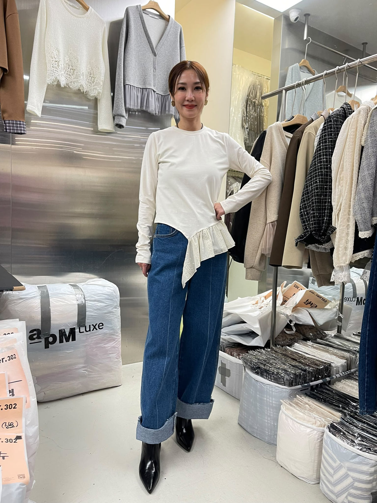 CN61019 CORNER302 韓國女裝上衣實物相 3