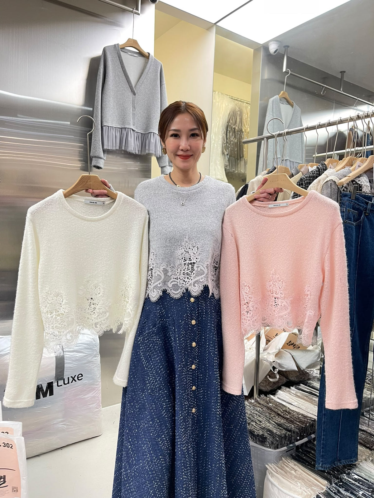 CN61021 CORNER302 韓國女裝上衣實物相 1