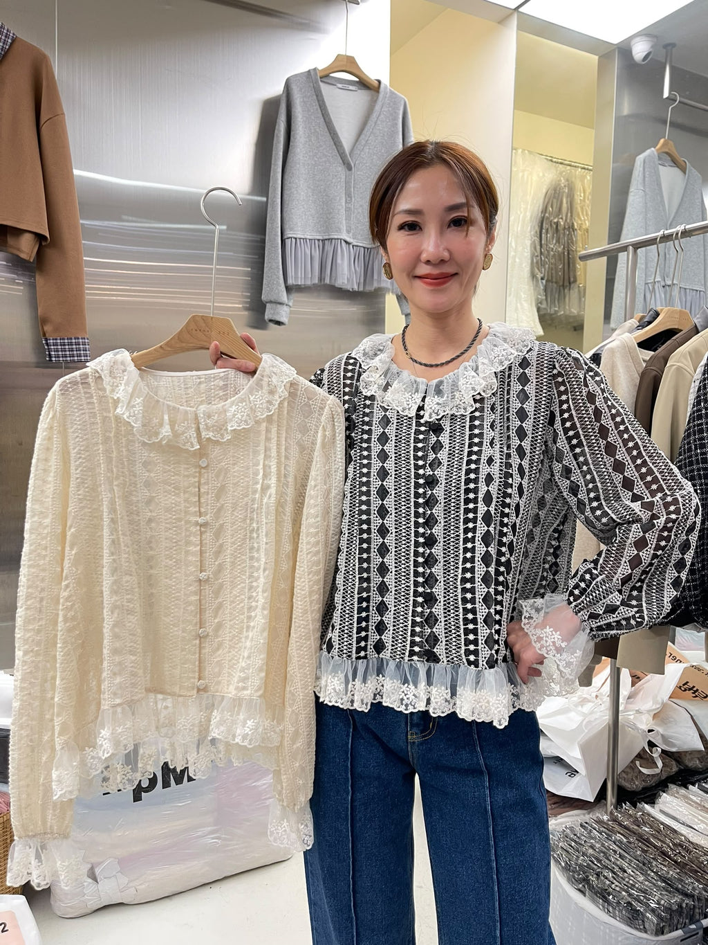 CN61022 CORNER302 韓國女裝上衣實物相 4