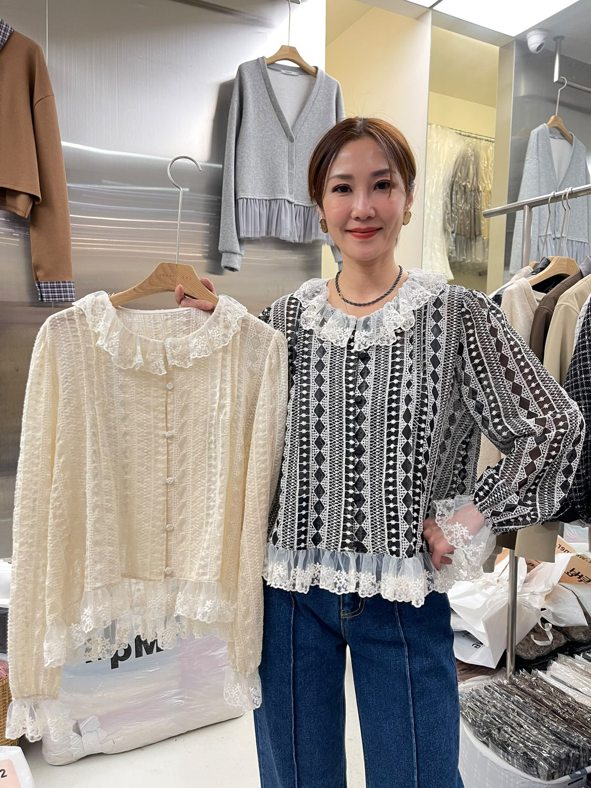 CN61022 CORNER302 韓國女裝上衣實物相 4