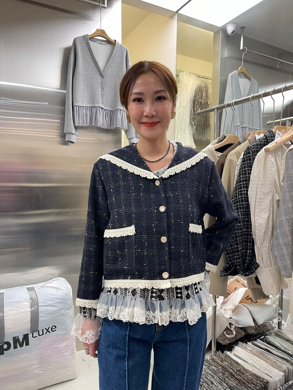 CN61024 CORNER302 韓國女裝上衣實物相 2