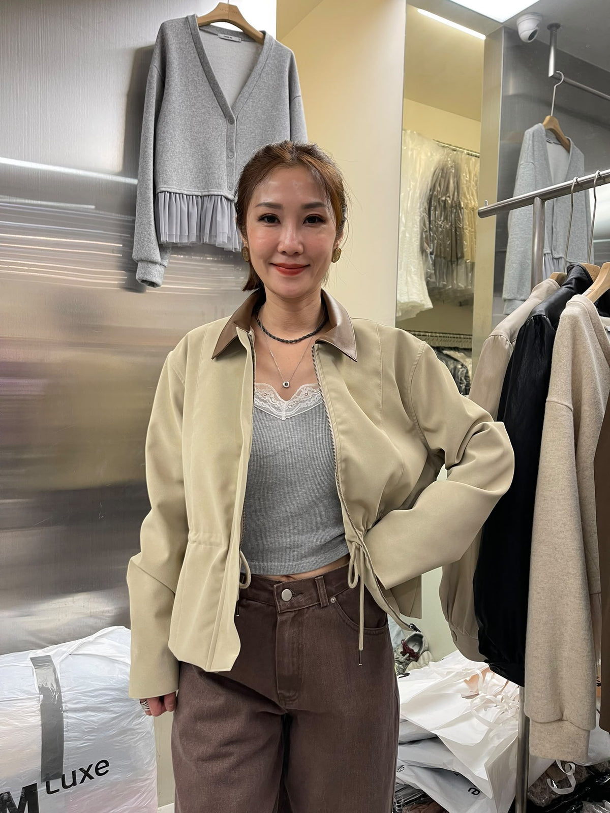 CN61027 CORNER302 韓國女裝上衣實物相 1