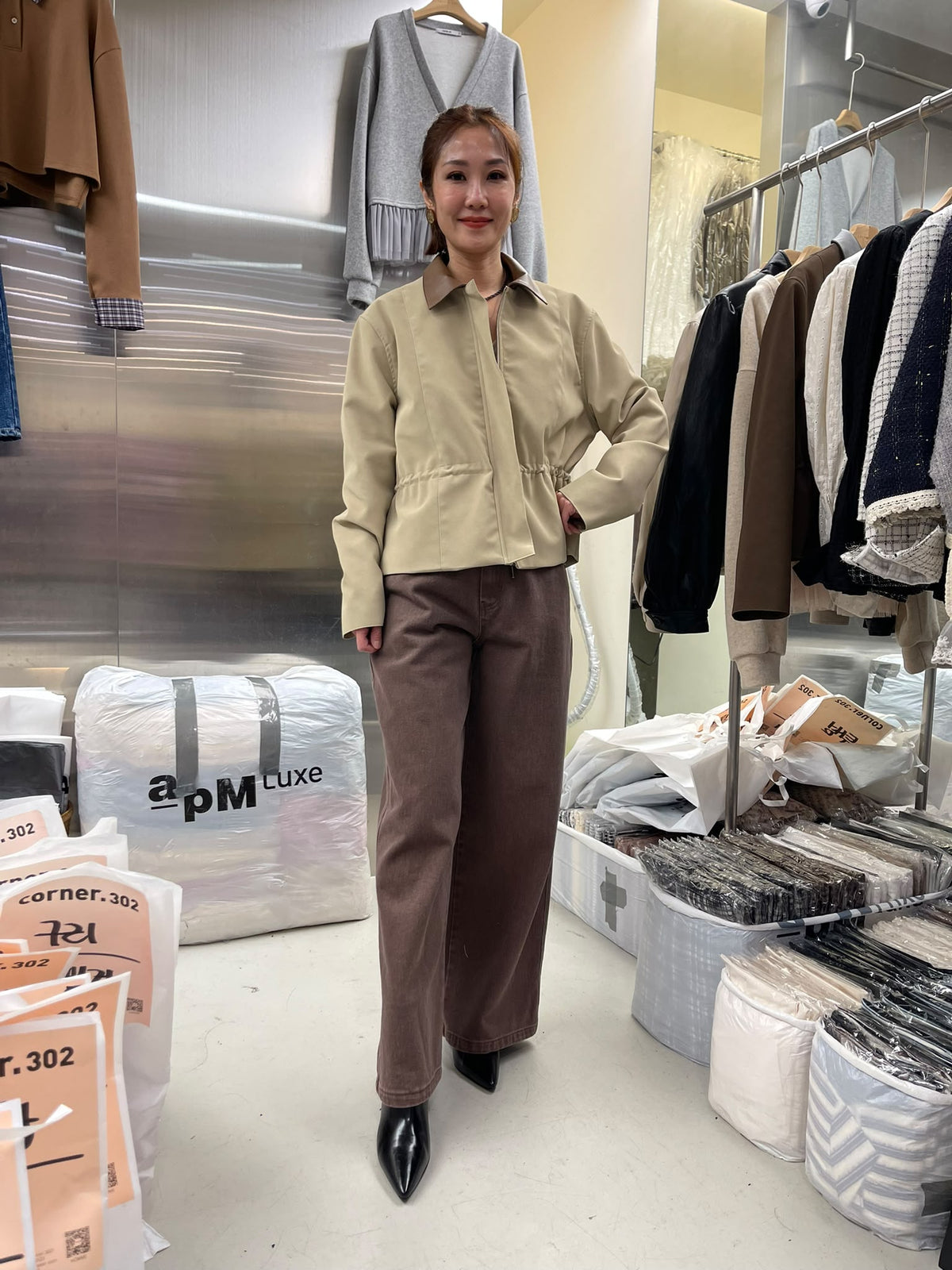 CN61027 CORNER302 韓國女裝上衣實物相 3