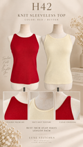 H42 Minimal Knit Sleeveless Top