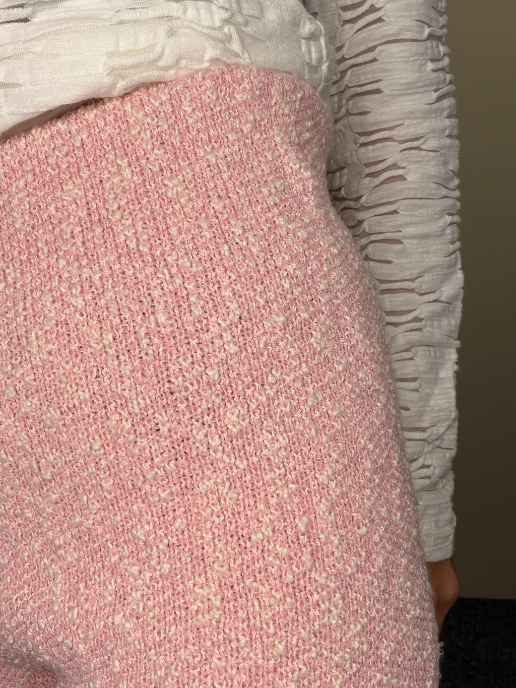 H65 Stretch Tweed Knit Shorts
