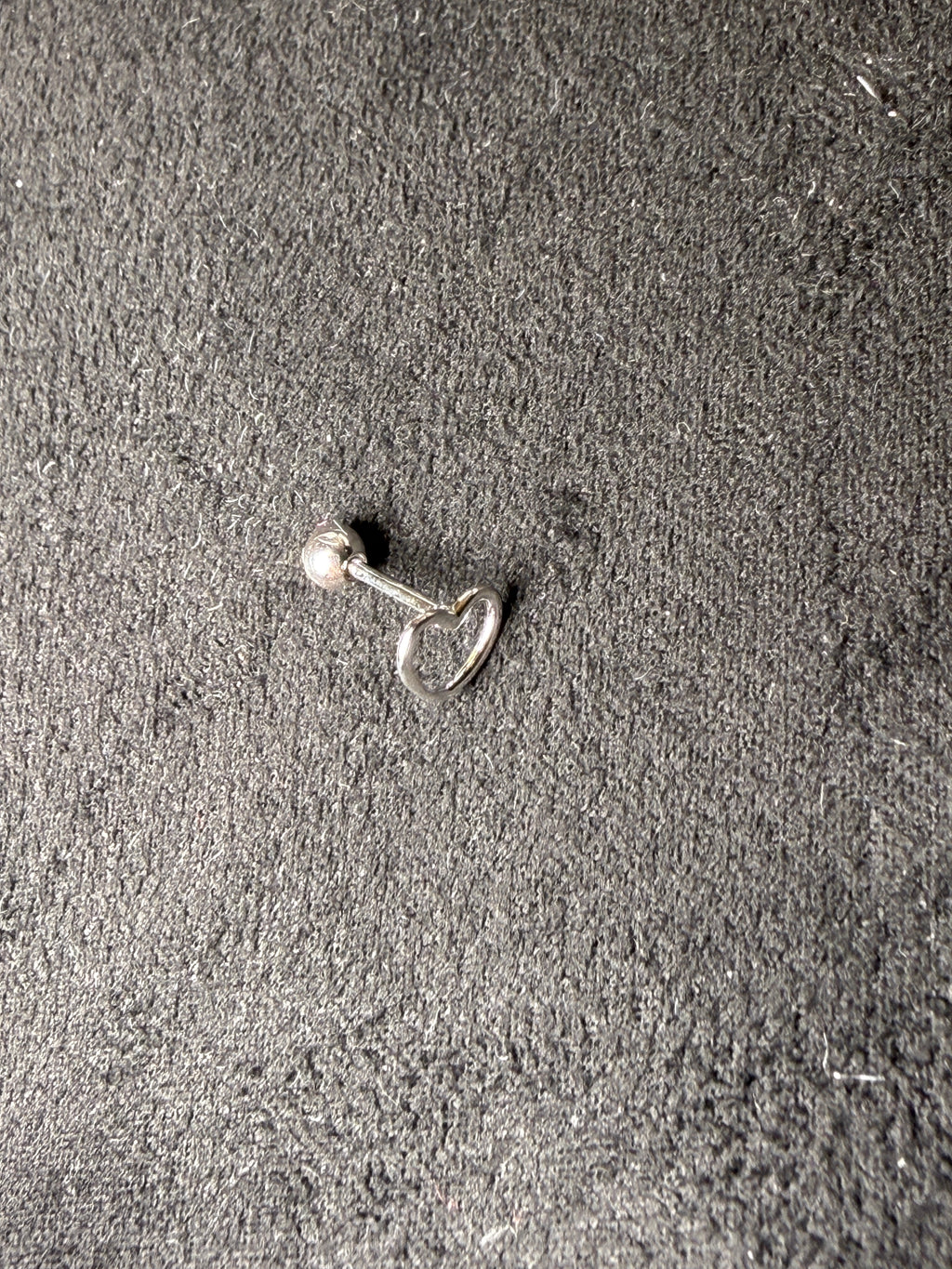 A07 Mini Orbit Single Silver Earring