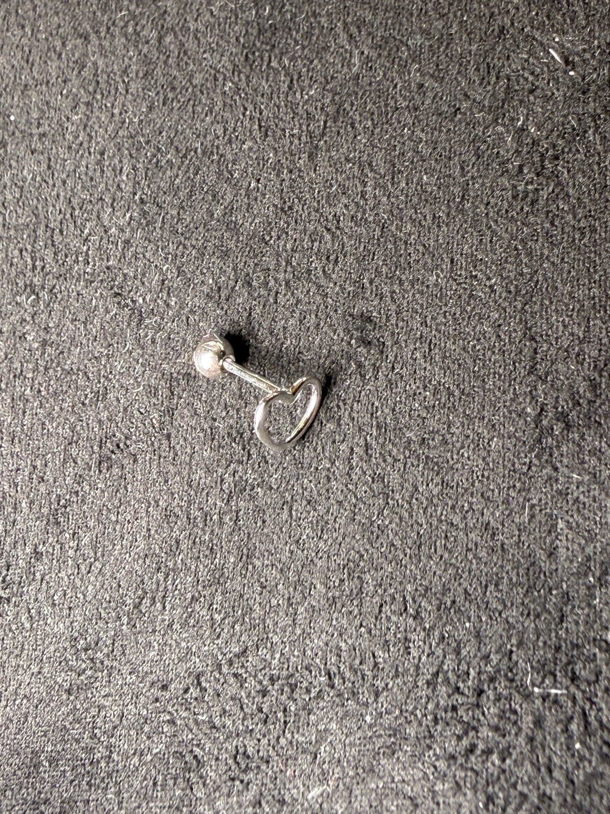 A07 Mini Orbit Single Silver Earring