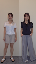 LBT60701 Satin Lace Shirt