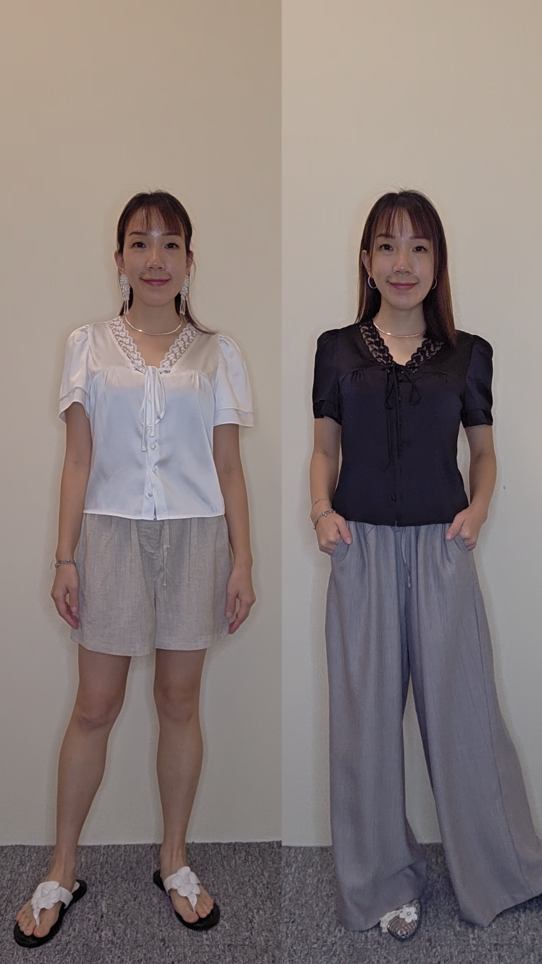 LBT60701 Satin Lace Shirt