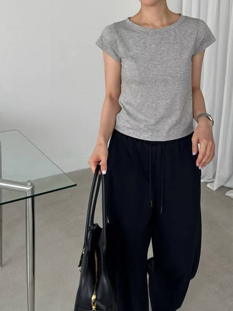 M04 Modal Cap Sleeve T Shirt