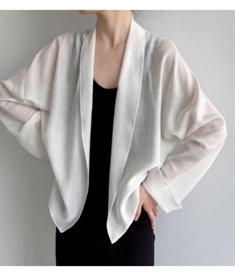 LQH60701 tencel blended cardi