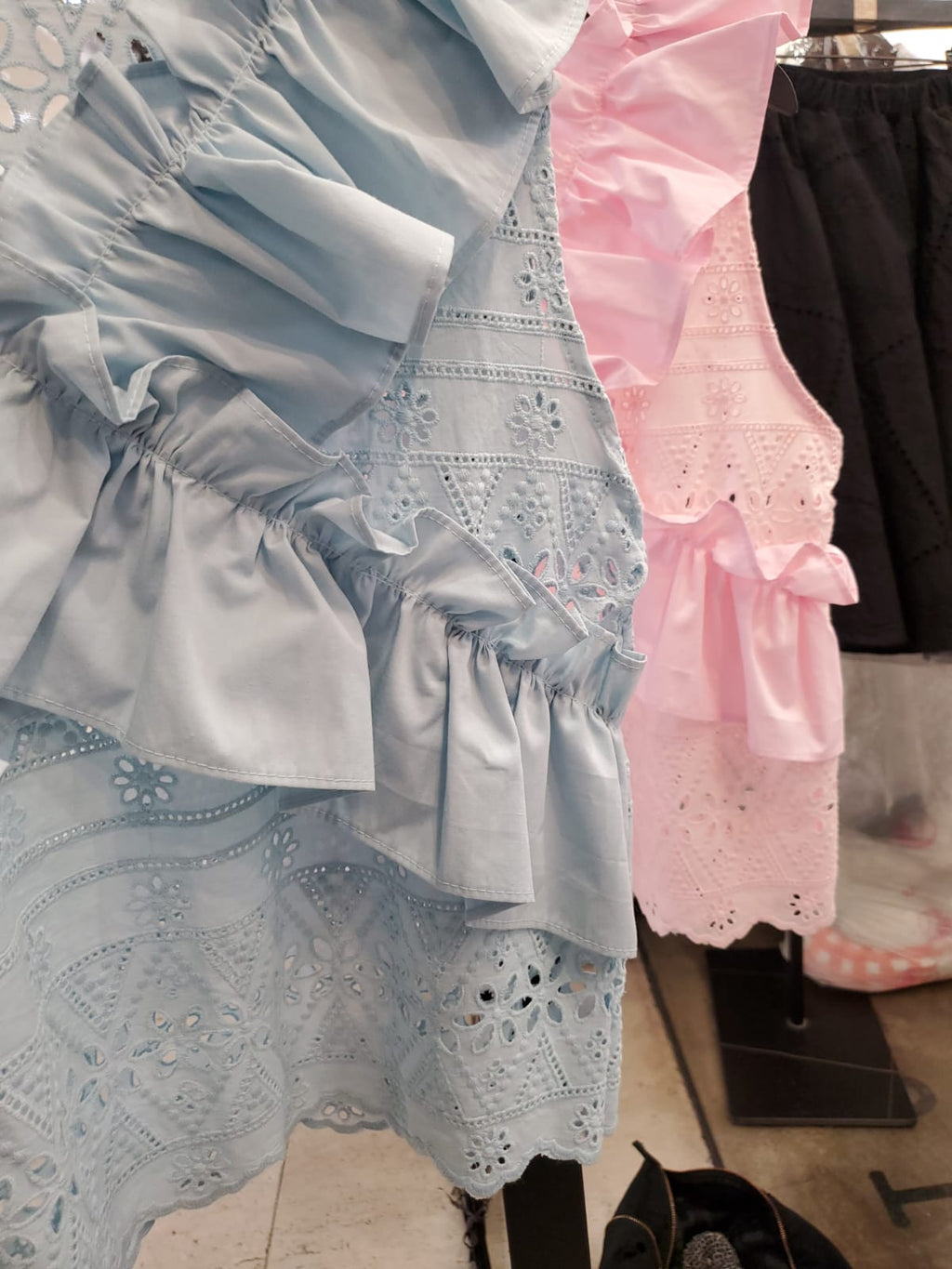 韓國Ribbon Dress半截裙 LRD60612 - Blue
