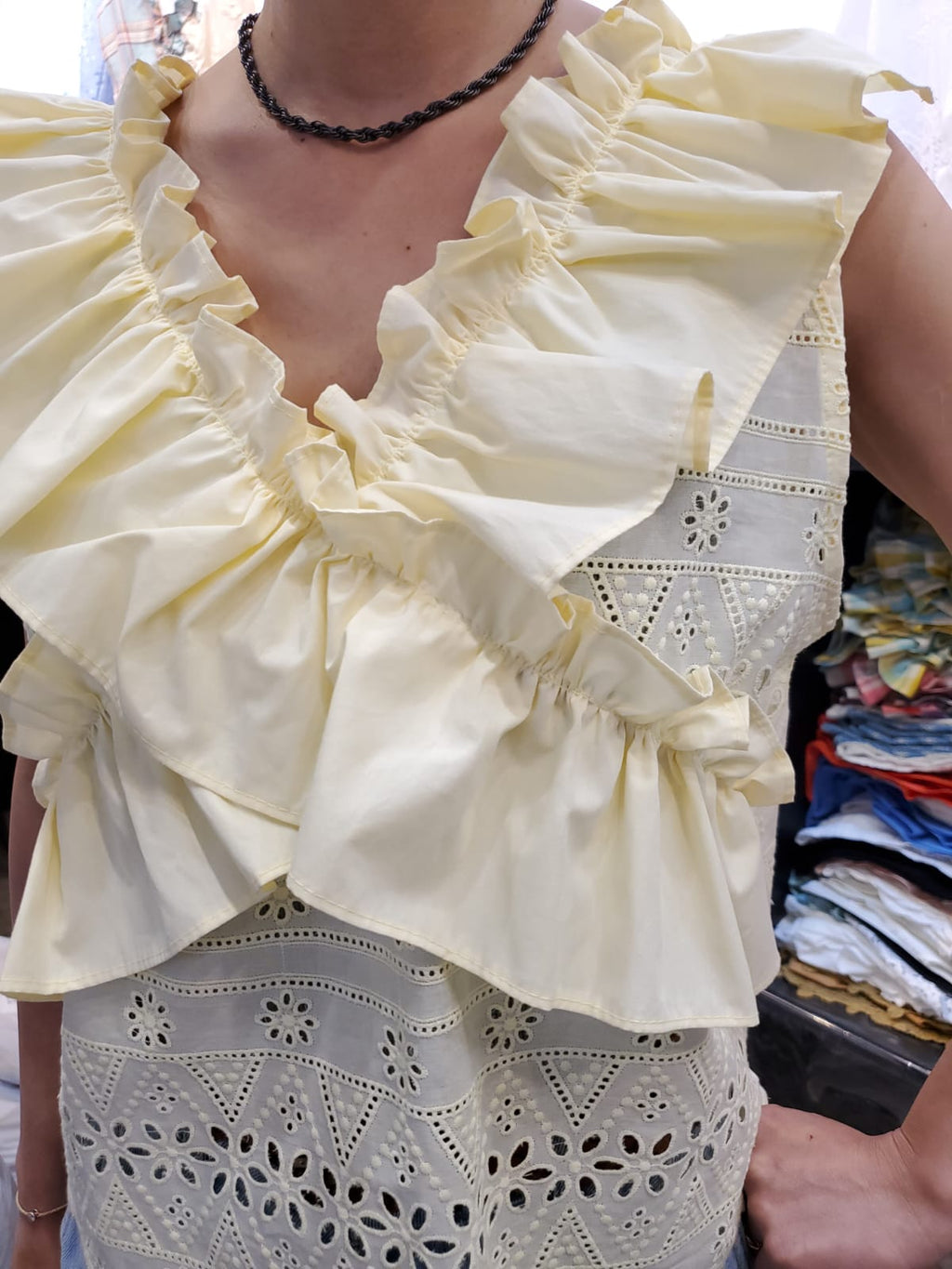 韓國Ribbon Dress半截裙 LRD60612 - Yellow
