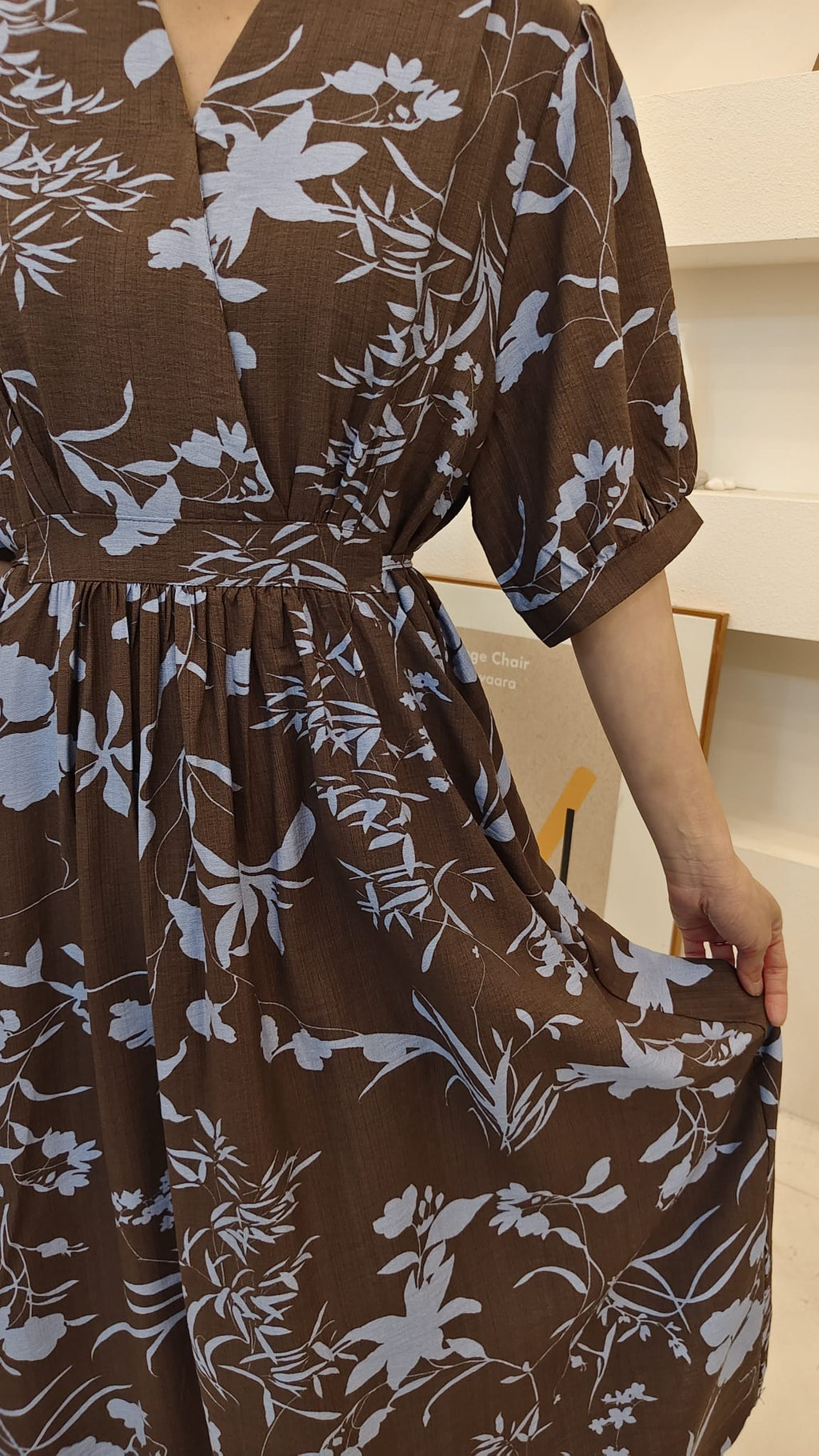 韓國Bumblebee連身裙 LBU60623 - Brown