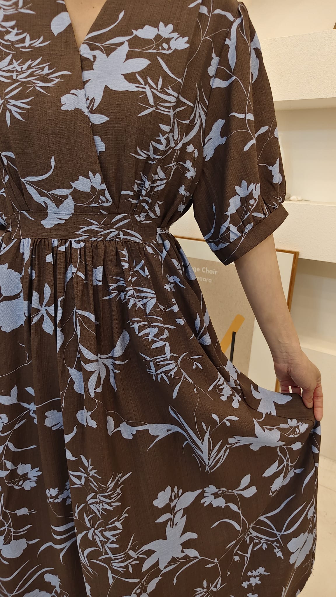 韓國Bumblebee連身裙 LBU60623 - Brown
