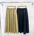 E09 Back Elastic Pleated Bani Skirt