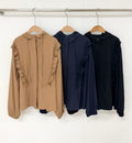E28 Frilled Hooded Breeze Jumper