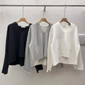 M13 Loose V Neck Hoodie