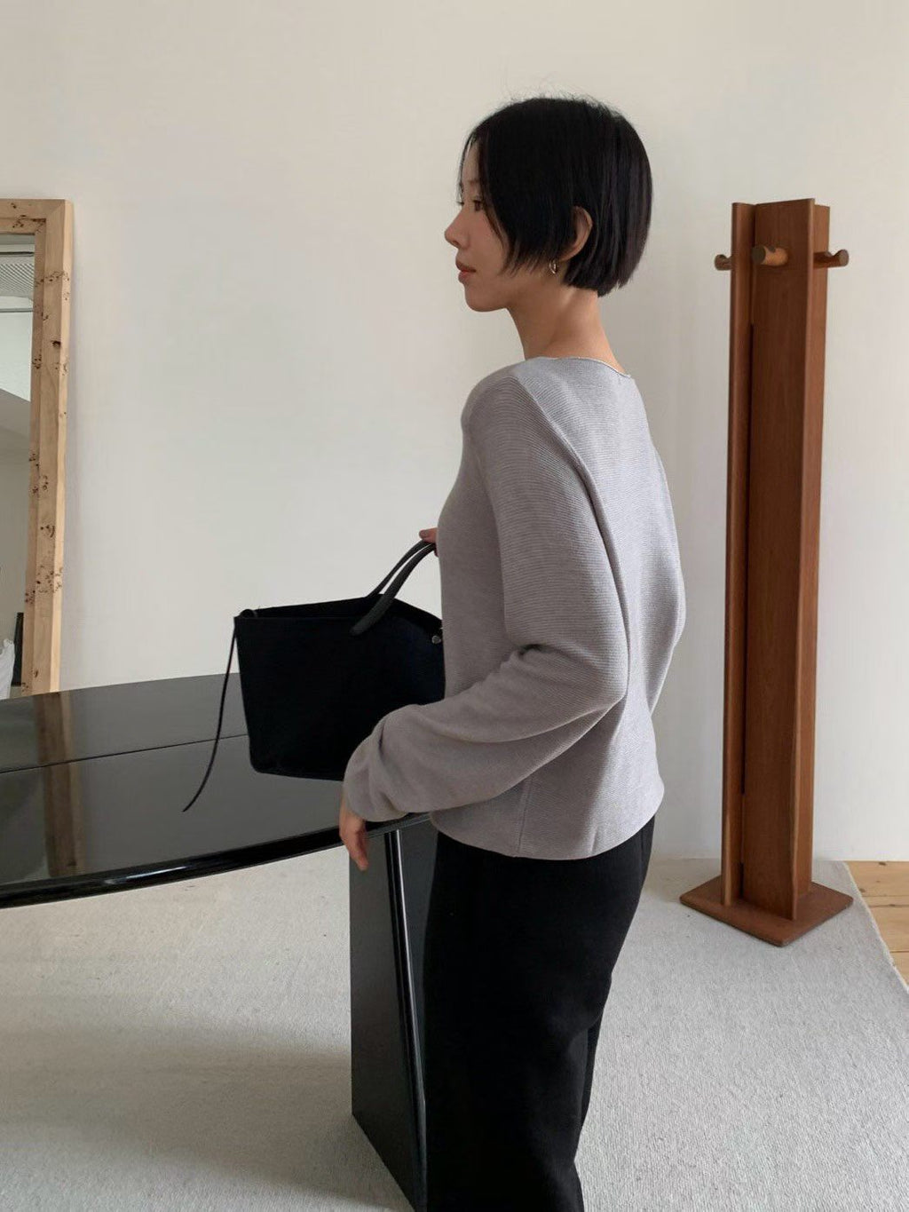 M09 Easy Lined Knit