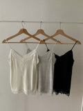 H46 knit lace vest