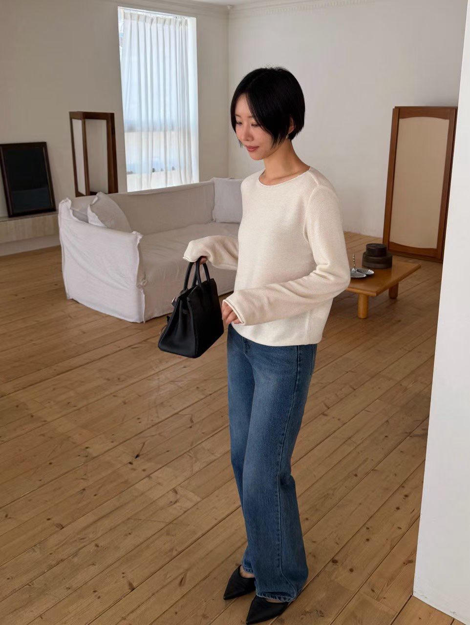 M09 Easy Lined Knit
