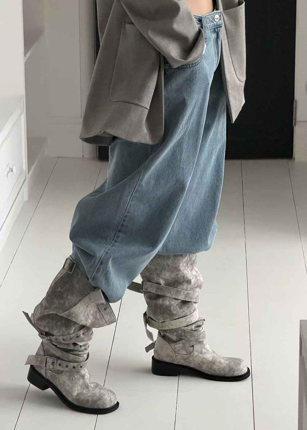 H72 PU boots