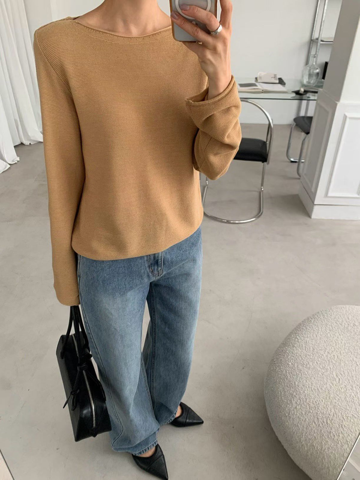 M09 Easy Lined Knit