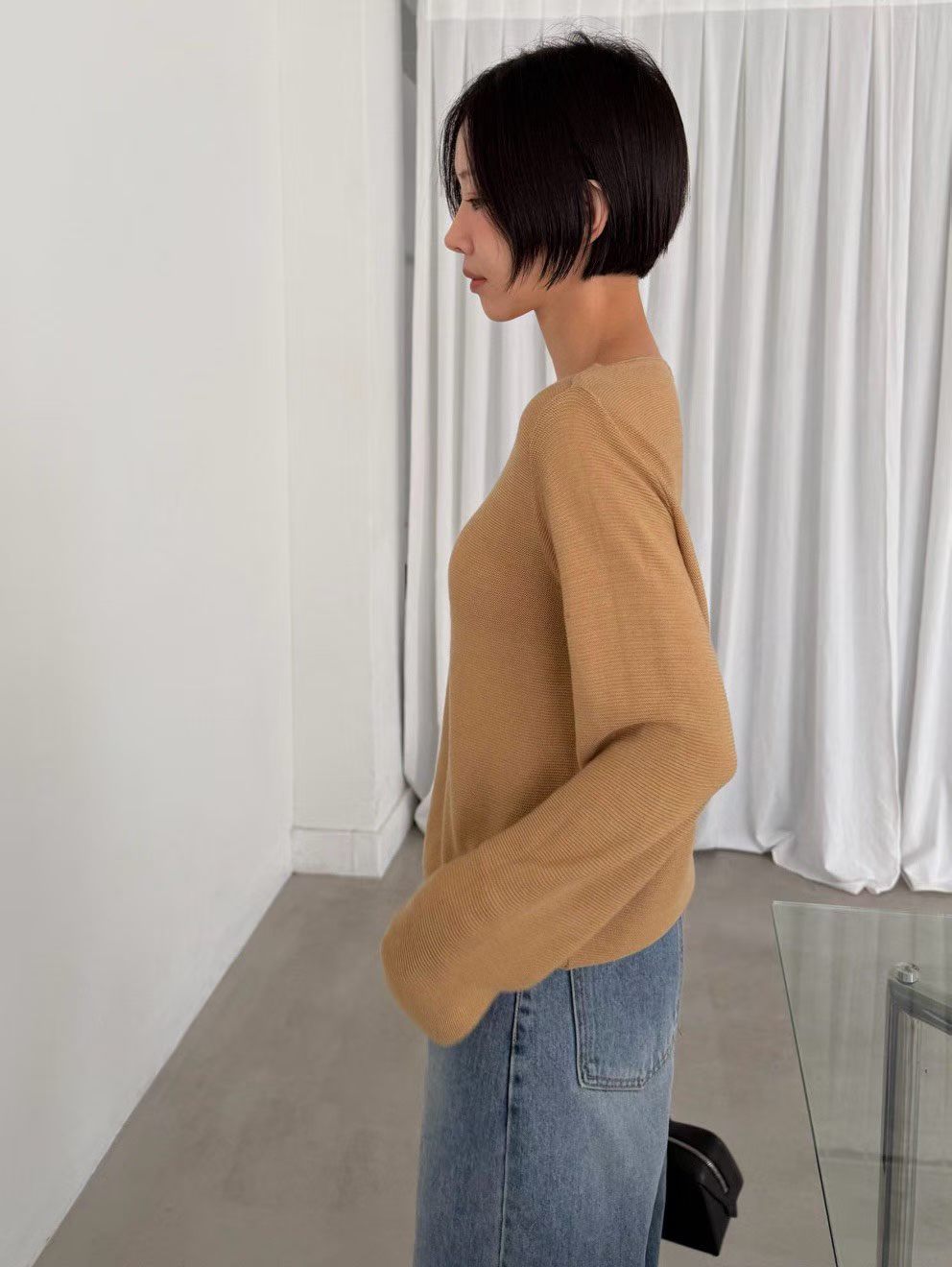 M09 Easy Lined Knit