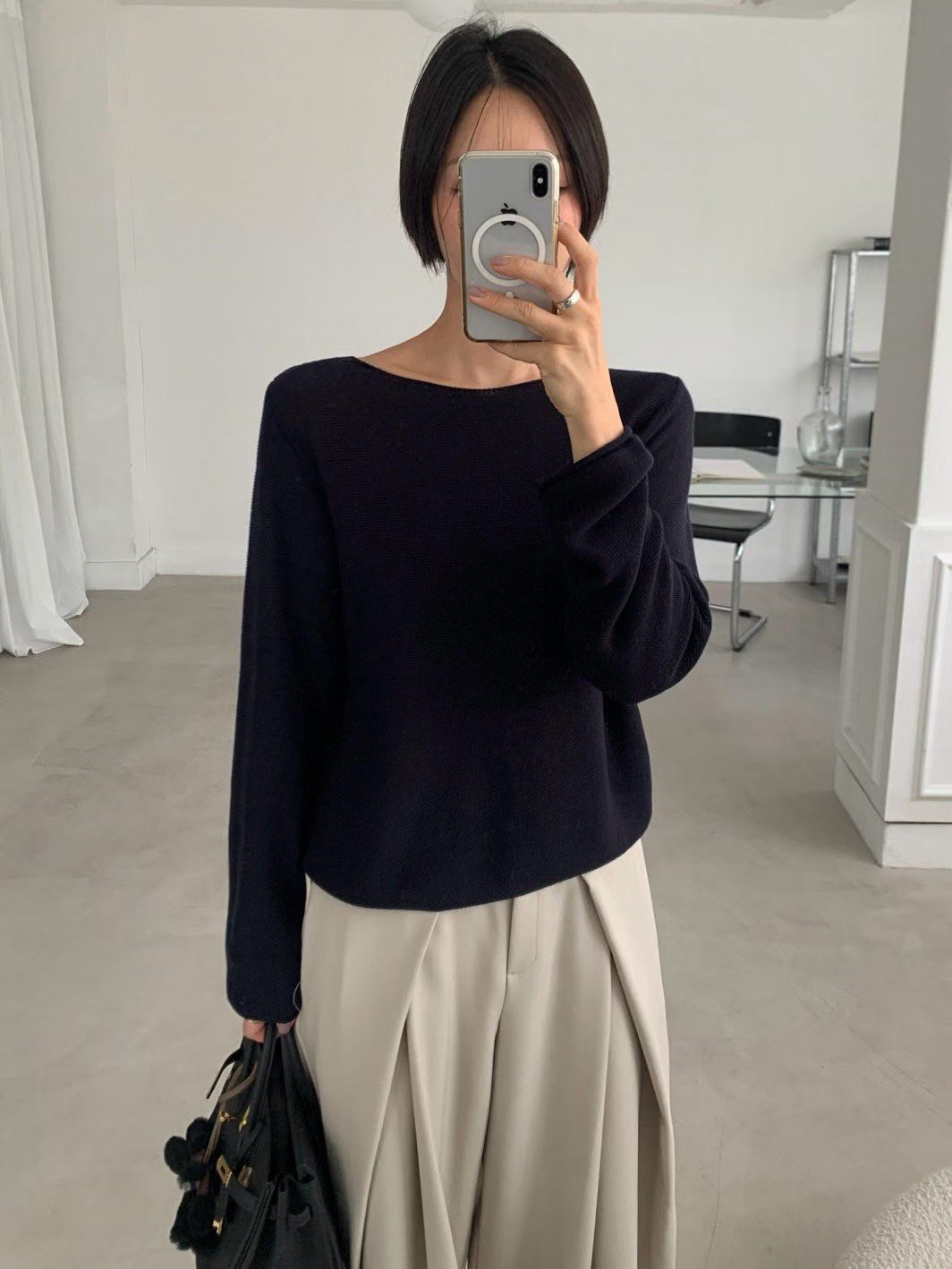 M09 Easy Lined Knit