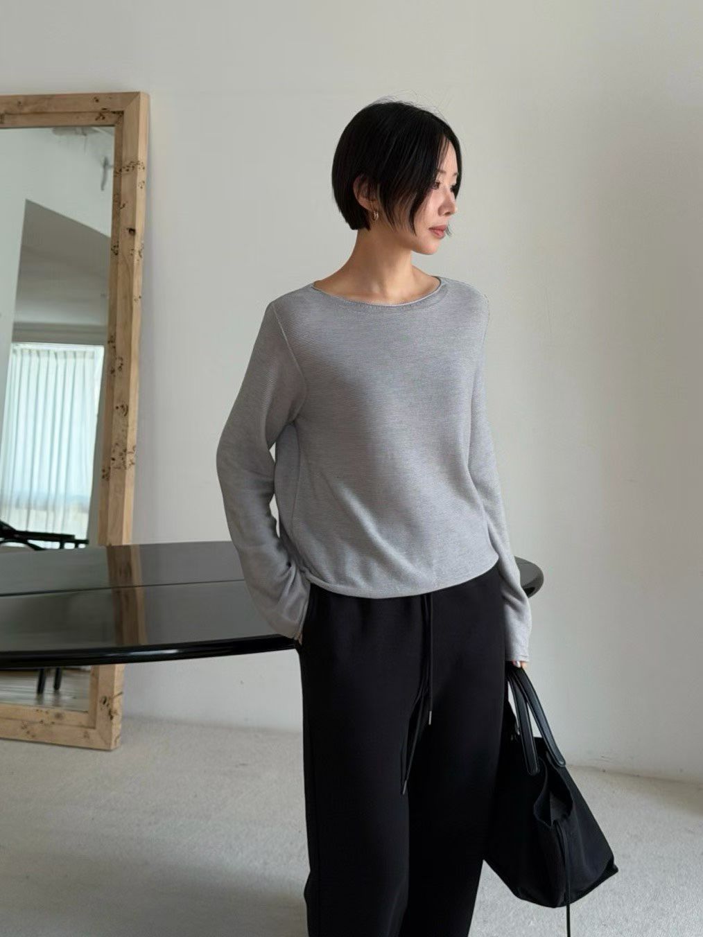 M09 Easy Lined Knit