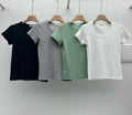 M02 slim u neck tee