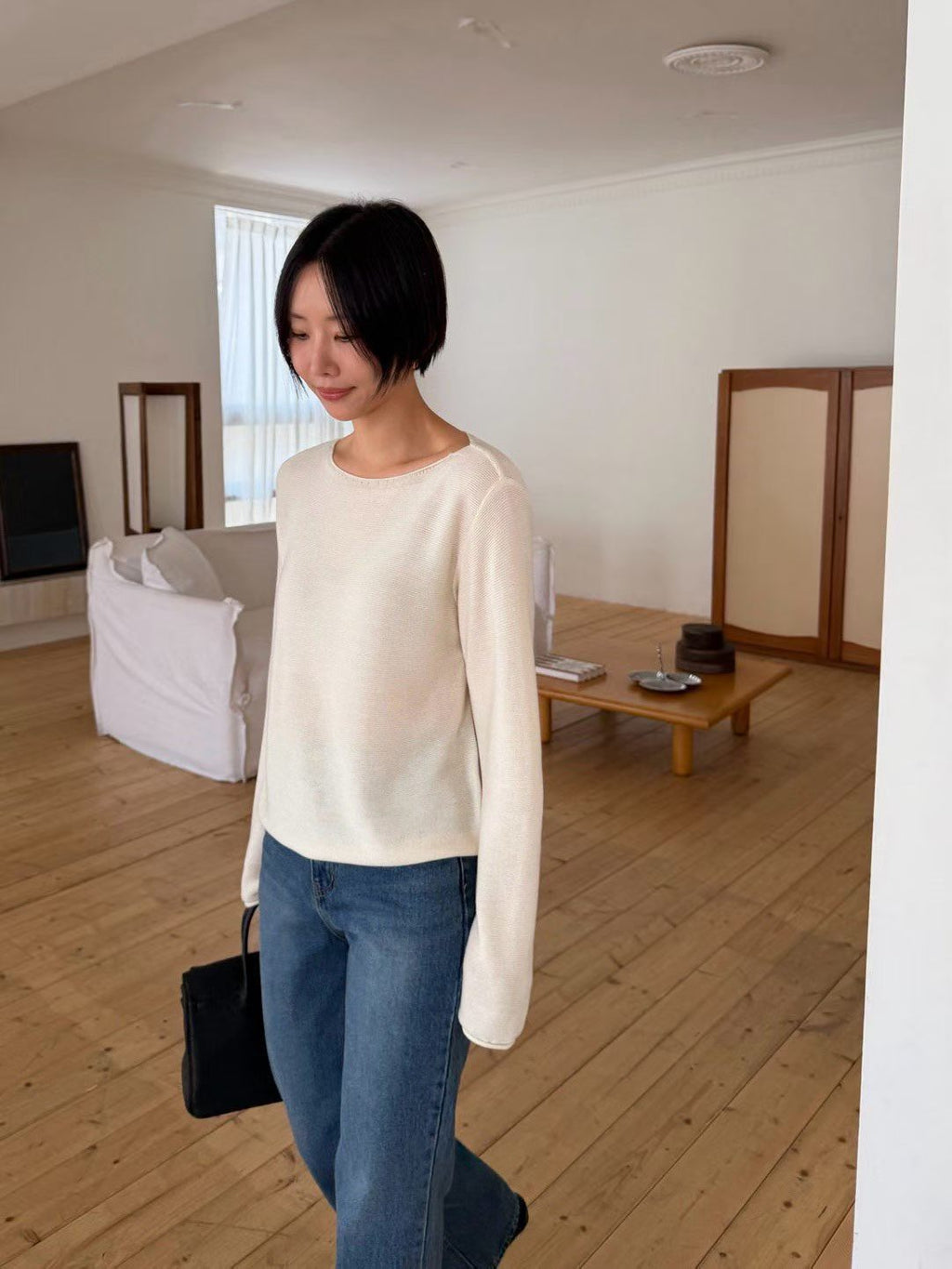 M09 Easy Lined Knit